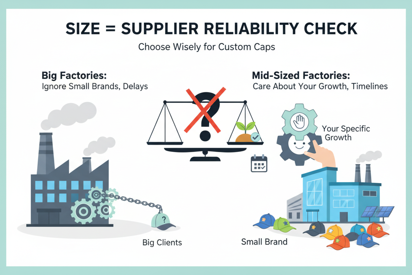custom cap supplier reliability check comparing factories