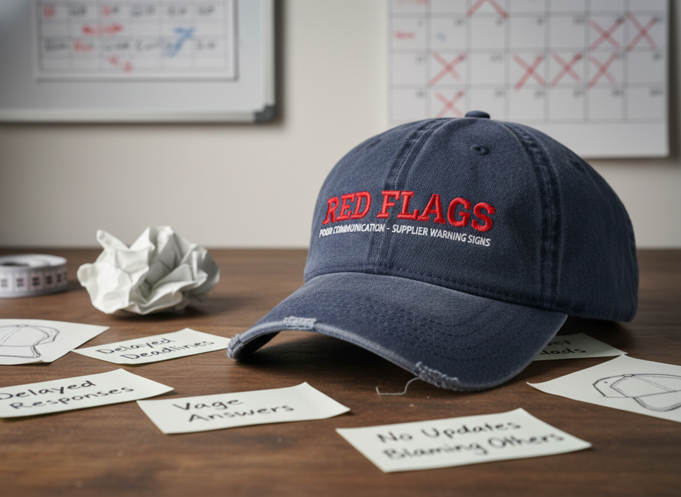 poor communication hat supplier warning signs