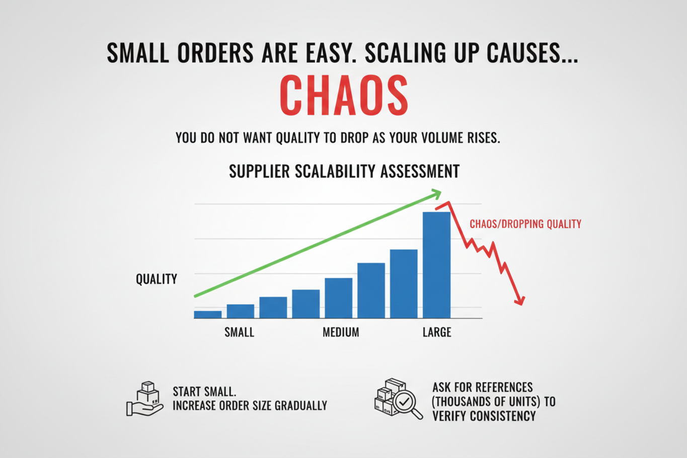 supplier scalability assessment chart