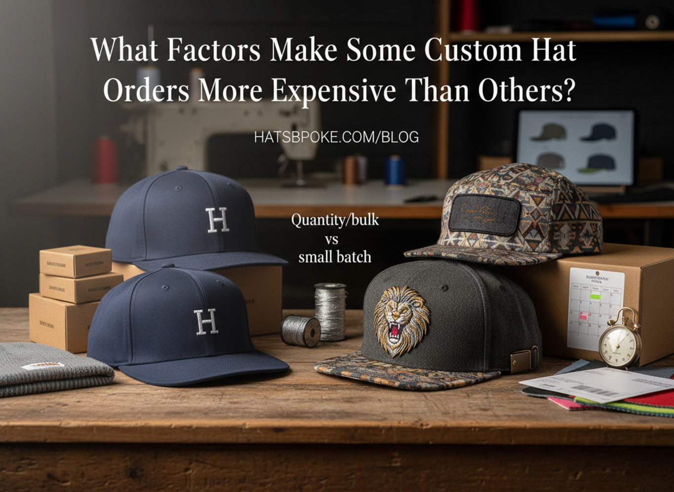 What Factors Make Some Custom Hat Orders More Expensive Than Others?