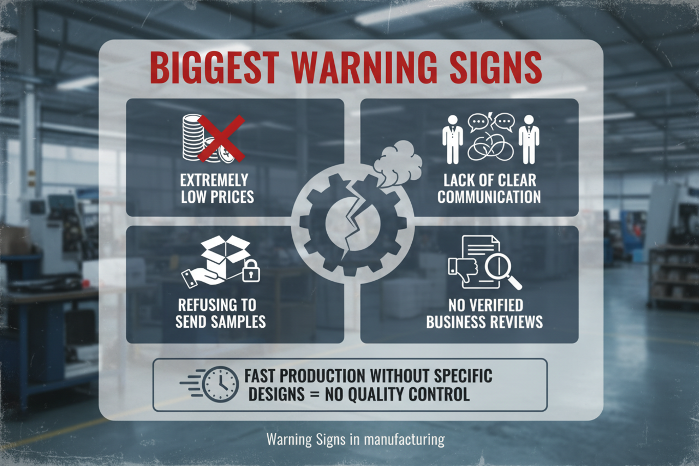 Warning Signs in manufacturing