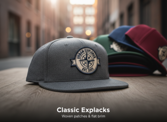 Custom snapback with patch logo