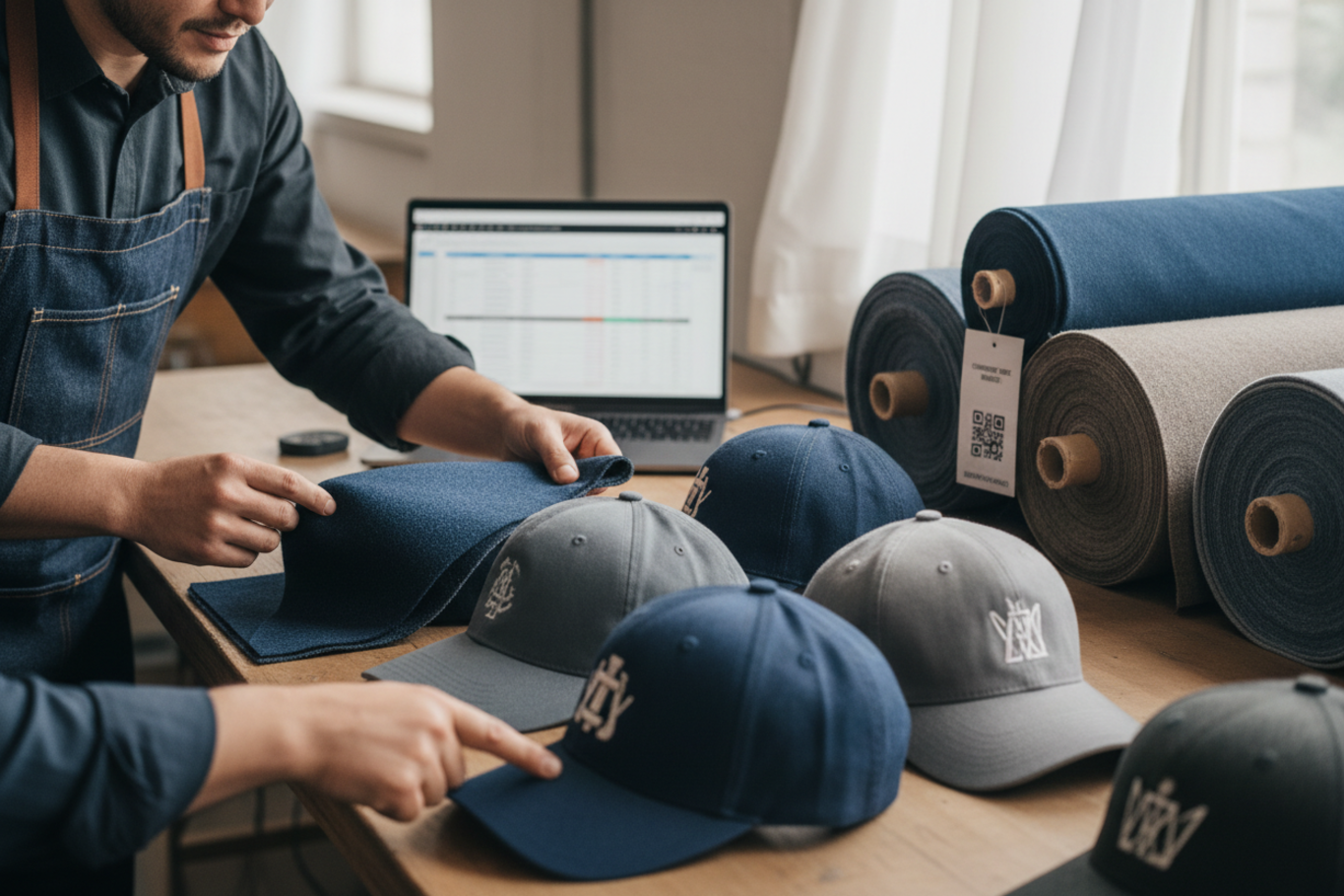 material sourcing for custom hats