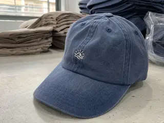 Washed cotton custom dad cap with embroidery by Anthea